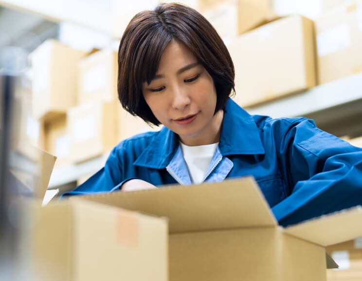 自社ロゴ入り梱包資材